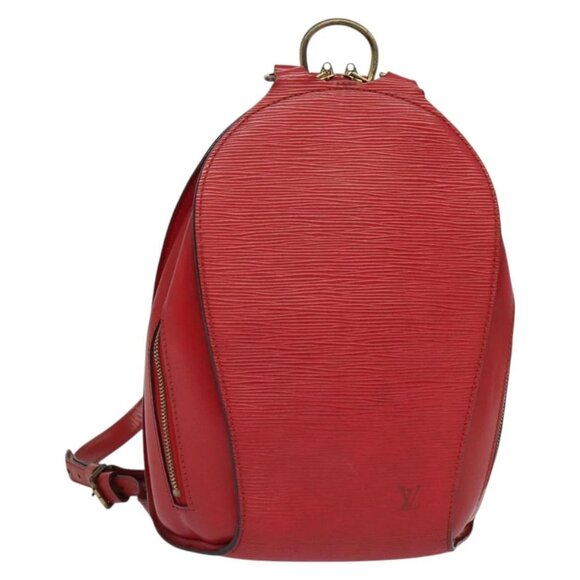 LOUIS VUITTON Epi Mabillon Backpack Castilian Red M52237 LV Auth 140708 - Picture 2 of 16